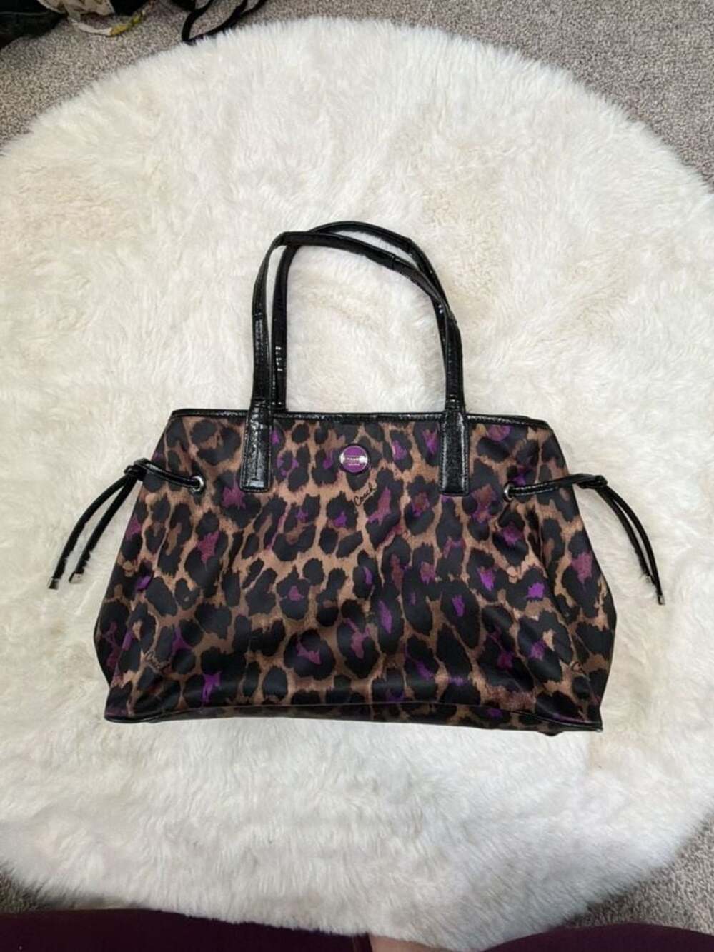 Coach Ocelot Print Tote Bag